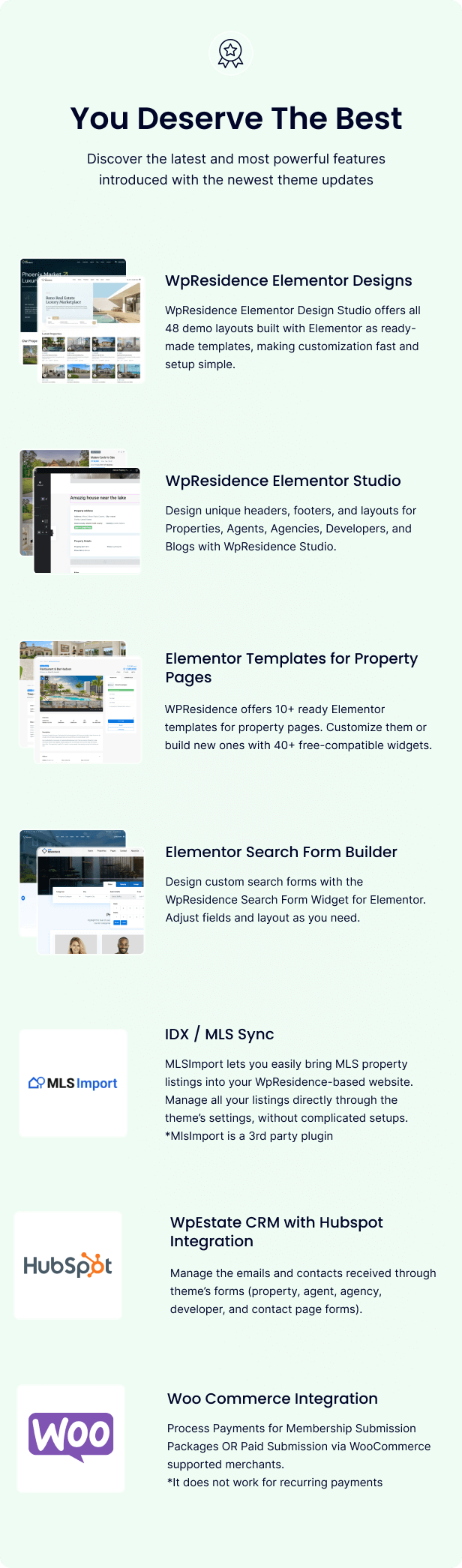 wpresidence features